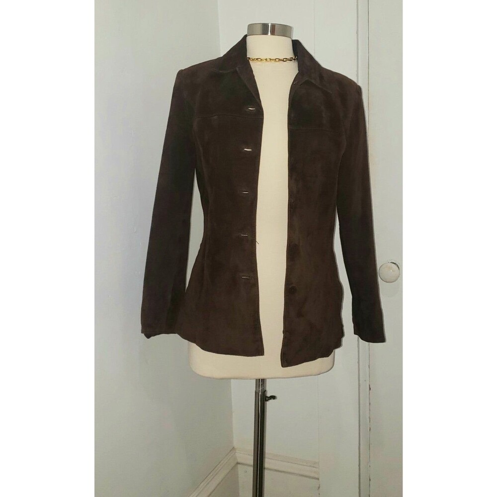 Kate Hill Warm Chocolate Brown Suede M